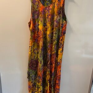 Ladies multicoloured fun dress. One size.
